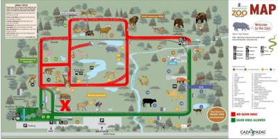 خريطة فانكوفر حديقة الحيوان