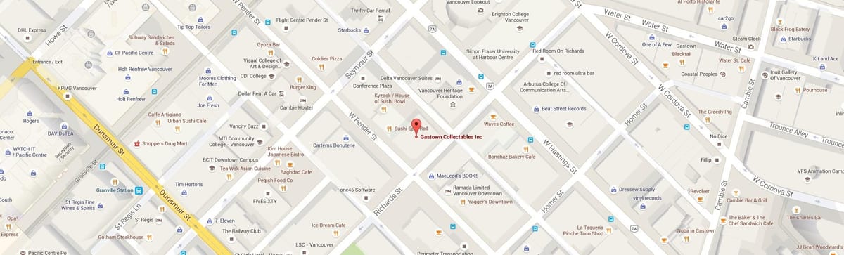 خريطة gastown فانكوفر قبل الميلاد