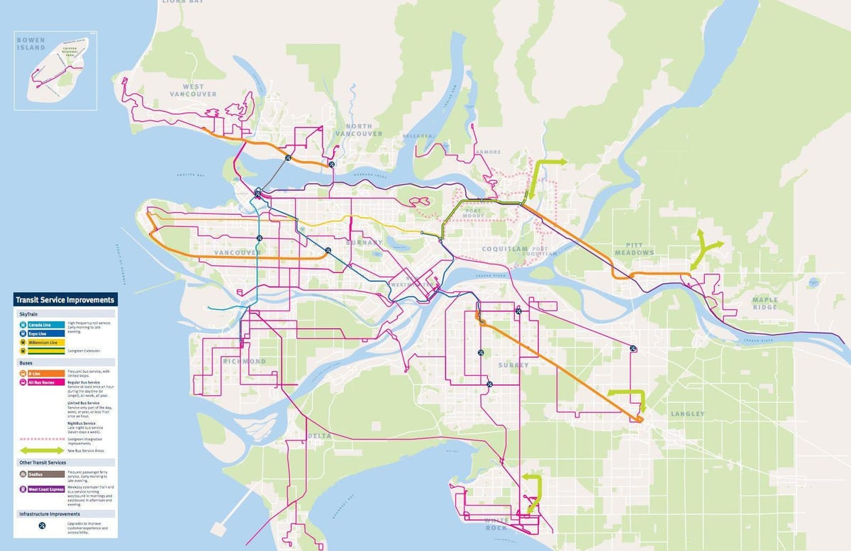 translink خريطة فانكوفر skytrain