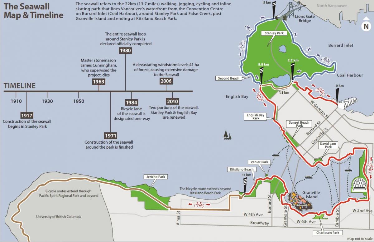 خريطة فانكوفر السور البحري