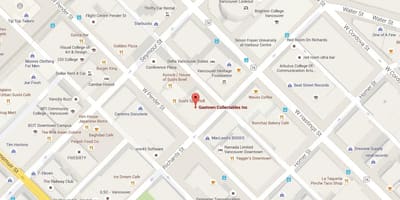 خريطة gastown فانكوفر قبل الميلاد
